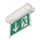 Rettungszeichenleuchten als Scheibenleuchten: Notleuchte V-LUX PREMIUM LED (Deckenaufbau)
